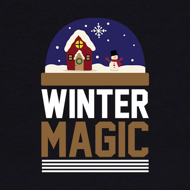 Winter Magic T Shirt For Women Men by Pretr=ty